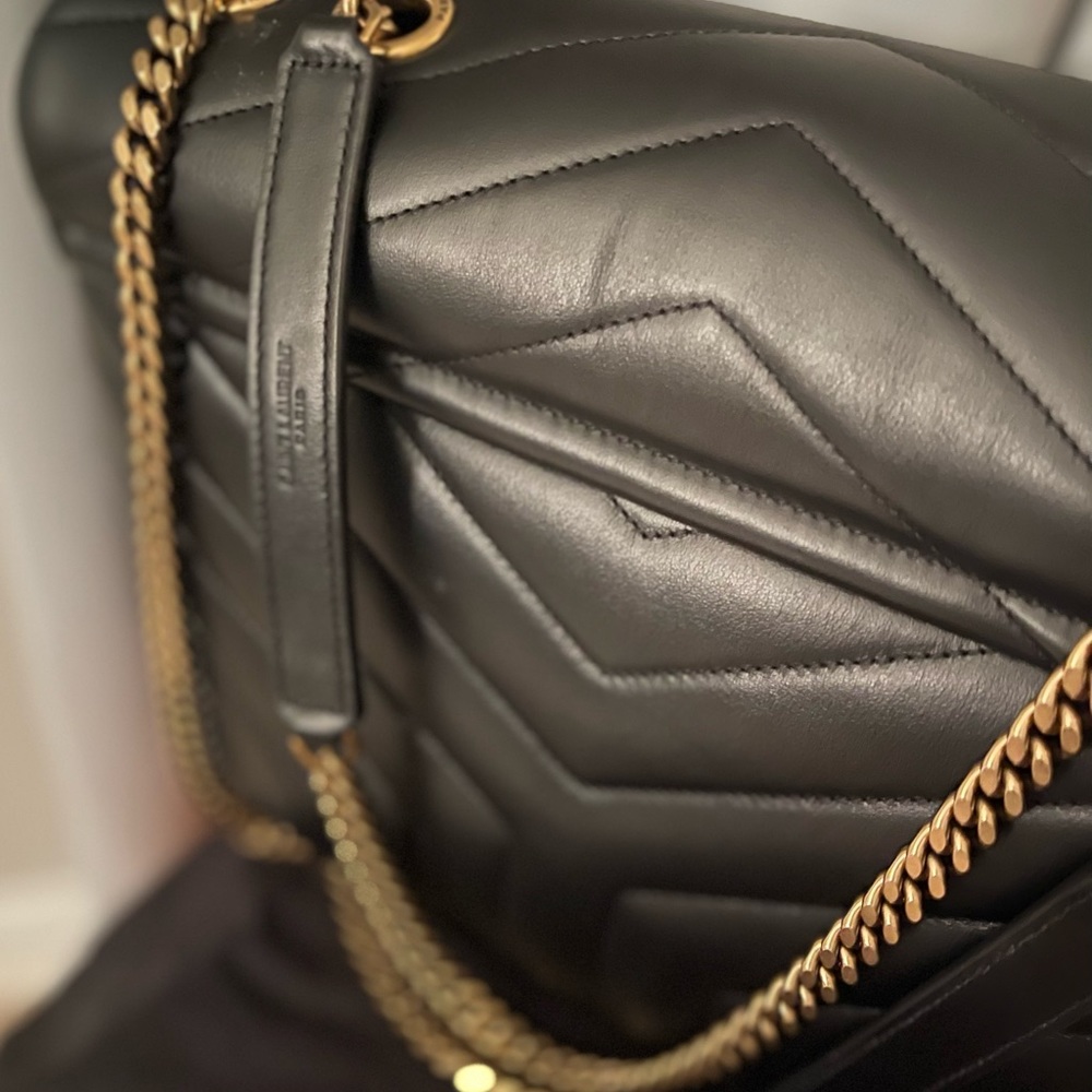 Medium Loulou Quilted Leather Shoulder Bag - Picture 8 of 12